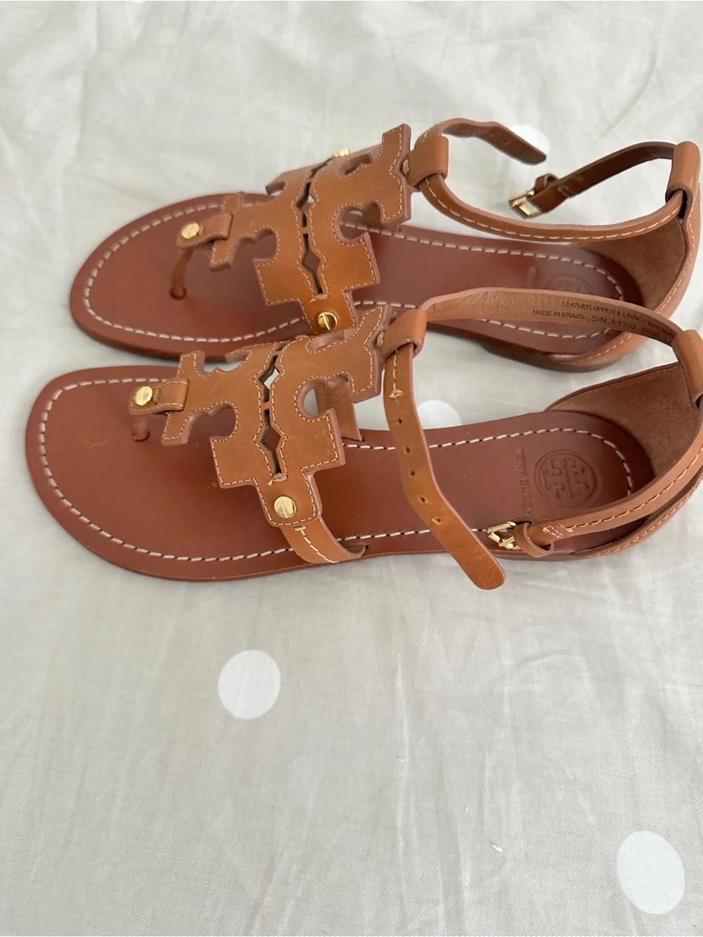 Tory Burch cognac leather